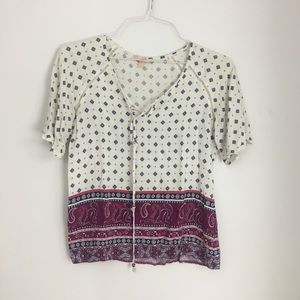 Patterned Blouse